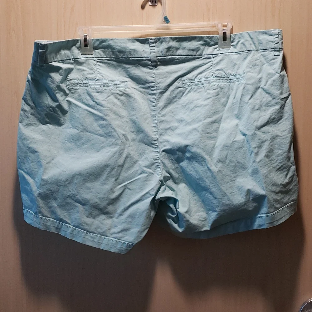 Old Navy Light Blue Cotton Shorts Size 22